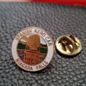 Spanish aero car niagra falls lapel pin